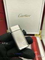 ARW 1:1 Perfect Replica 2019 New Style Cartier Classic Fusion SS Jet lighter Sliver Cartier Logo Lighter
